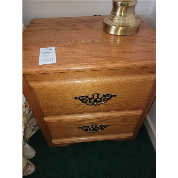 Wood bedside table A