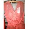 Image 3 : Vintage Peach evening  dress A