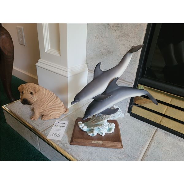 Sharpei, Porpoise Figurines A