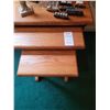 Image 4 : Oak Nesting Tables A
