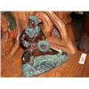 Image 1 : SMALL WOODEN INDIAN STATUE