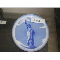 LIBERTY ISLAND, N.Y PLATE