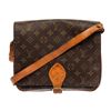 Image 1 : Louis Vuitton Brown Monogram Leather Cartouchiere GM Messenger Bag