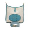 Hermes Blue Leather Evelyne 1 GM Crossbody Bag