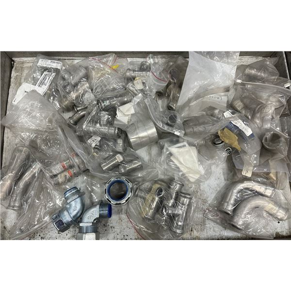 Lot of Misc. Pipe Fitting Items as Pictured