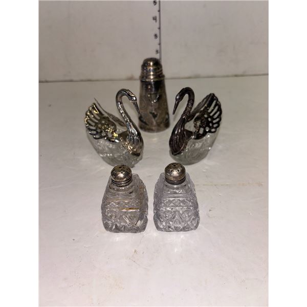 Antique Condiment Shakers & Salts