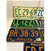 Image 2 : Collection of 7 Vintage License Plates