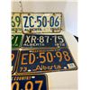 Image 3 : Collection of 7 Vintage License Plates