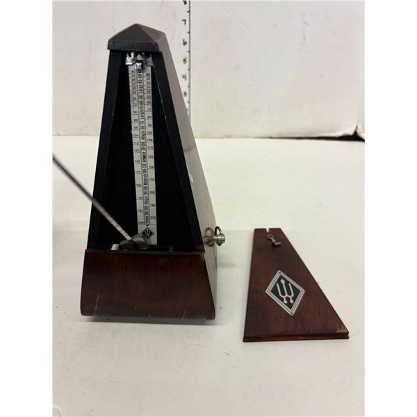 Vintage Wittner Wooden Metroome - Works