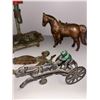 Image 2 : Collection of Antique Cast Metal, Bronze, etc...