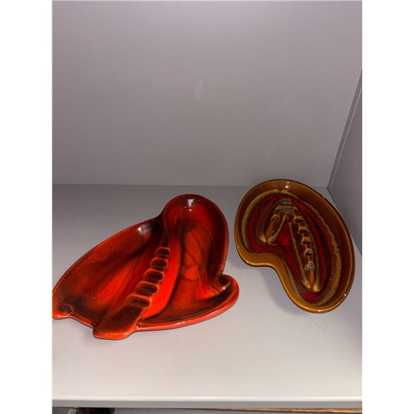 Two MCM Ashtrays/Decor