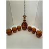 Image 1 : Bohemian Glass Decanter with Glassware