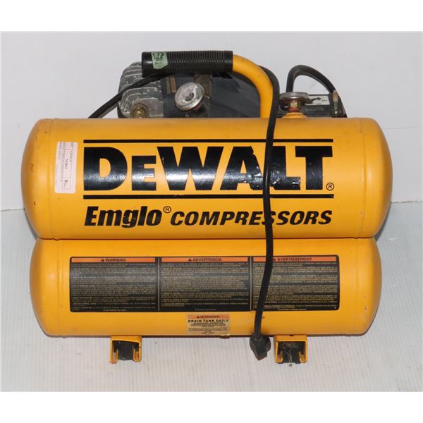 DEWALT EMGLO COMPRESSOR MODEL D55151