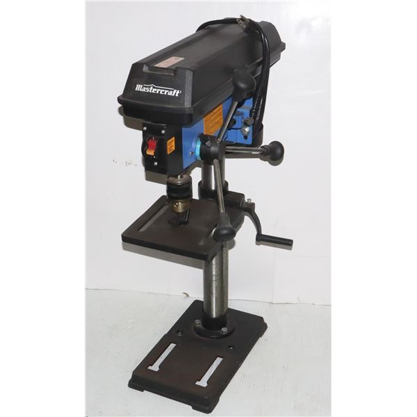 MASTERCRAFT 10" DRILL PRESS. TESTED, WORKING