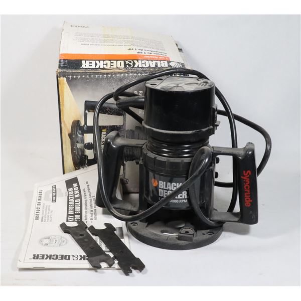 BLACK & DECKER 1 HP ROUTER