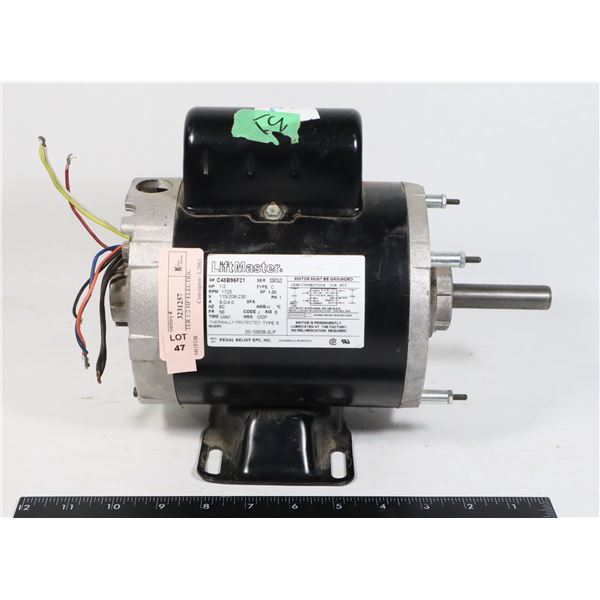 LIFT MASTER 1/2 HP ELECTRIC MOTOR