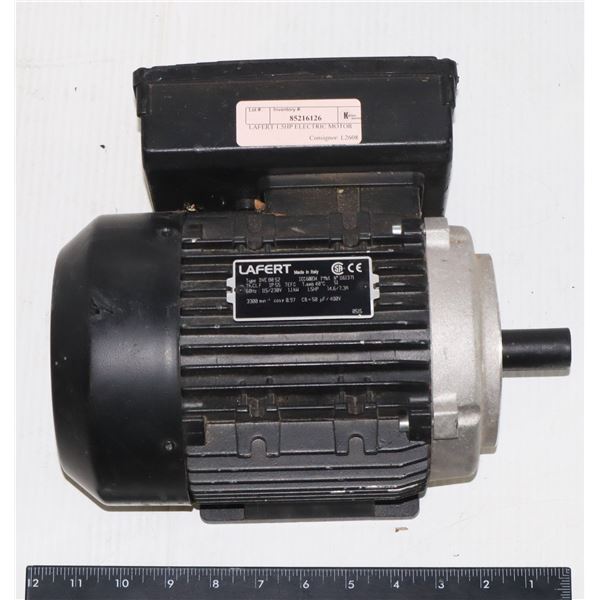 LAFERT 1.5HP ELECTRIC MOTOR