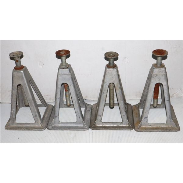 SET OF 4 ALUMINUM TRAILER JACK STANDS