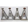 Image 1 : SET OF 4 ALUMINUM TRAILER JACK STANDS