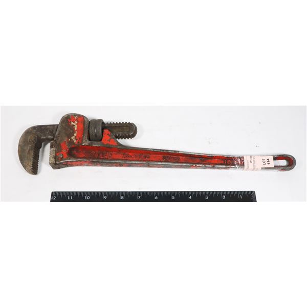 DROP FORGED JAWS 18" PIPE WRENCH