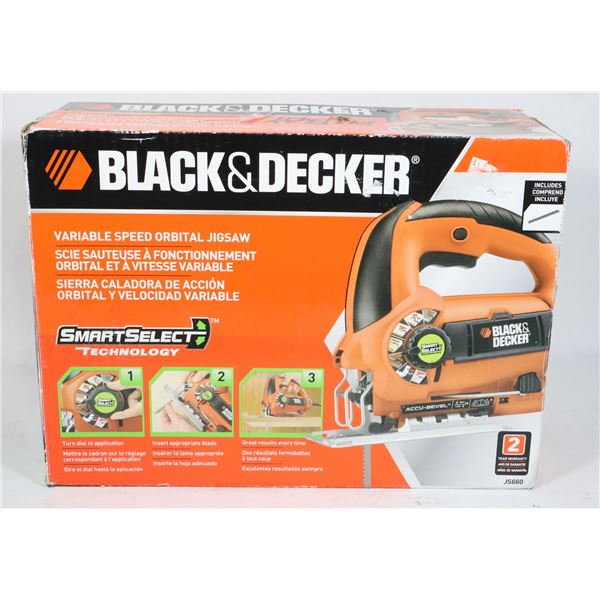 BLACK & DECKER VARIABLE SPEED ORBITAL JIG SAW