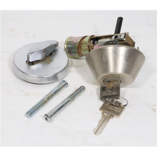 WEISER DEADBOLT WITH KEYS