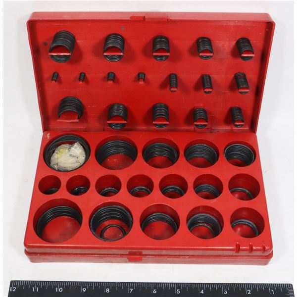 O RING SET IN RED CASE