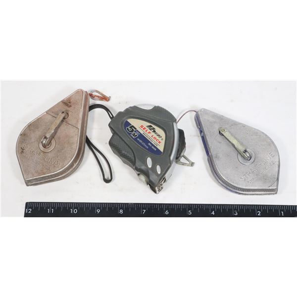 TAPE MEASURE SOLD WITH CHALK LINES