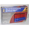Image 1 : NEW POWER FIST 30PC WALL MOUNTED STORAGE BINS