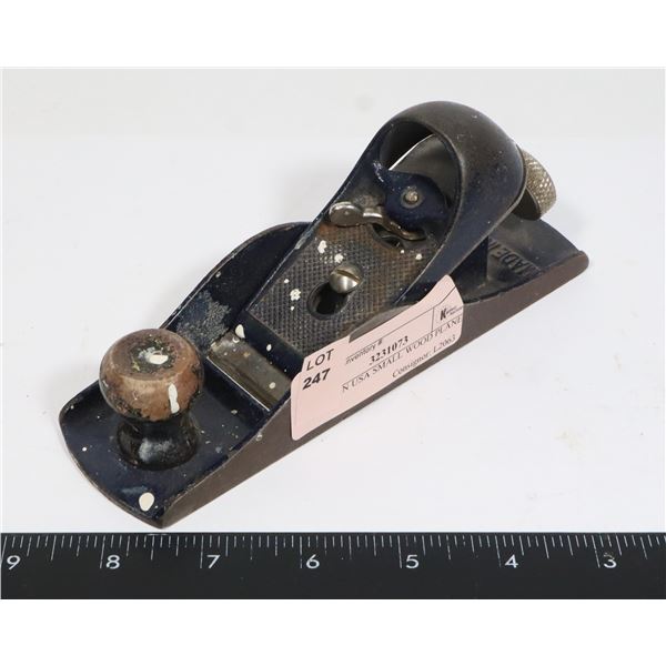 MADE IN USA SMALL WOOD PLANE