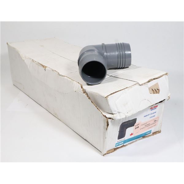 CASE OF NEW 2" INSERT ELBOWS POLY