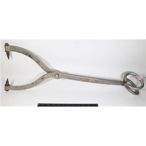 ALUMINUM ICE HOOK TONGS