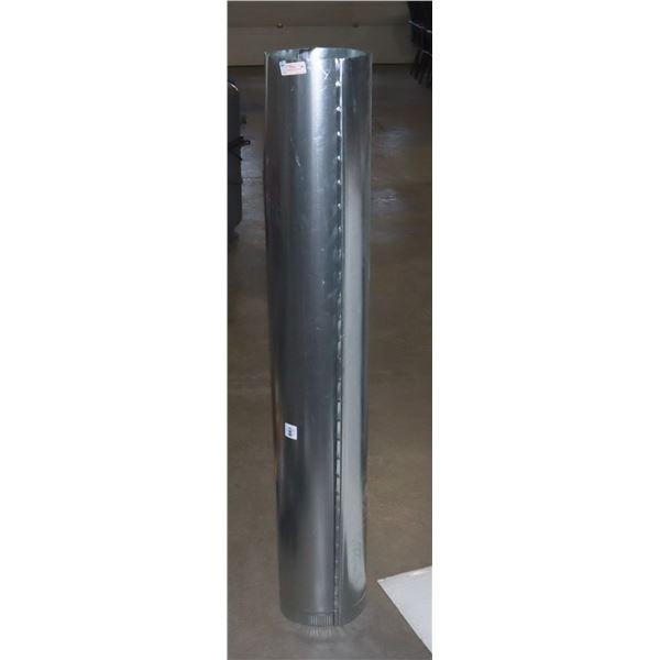 TWO 8" X 60" STRAIGHT DUCT PIECES