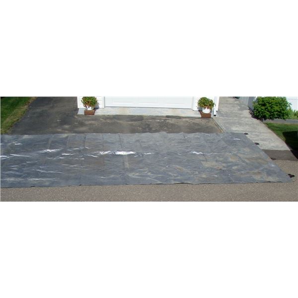 LARGE TRUCK TARP (22' X 9.5') WITH TIE DOWN STRAPS