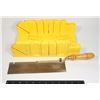 Image 1 : STANLEY MITER BOX WITH REVERSABLE FINE CUT SAW