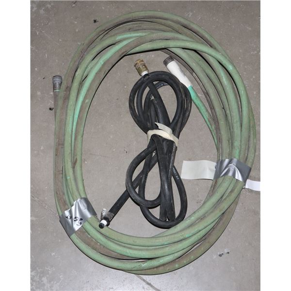 TWO HOSES, ONE IS 50 GARDEN HOSE