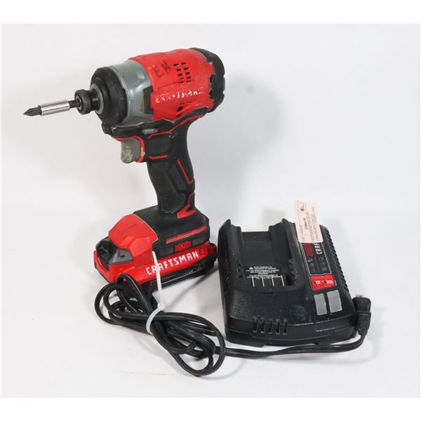 CRAFTSMAN BRUSHLESS 20V CORDLESS IMPACT DRIVER