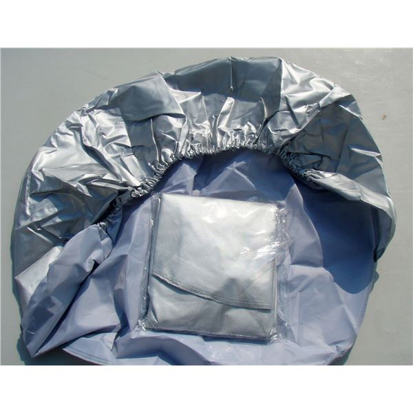 2 NEW TIRE COVERS (medium size)
