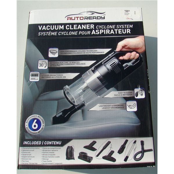NEW AUTOREADY CYCLONE SYSTEM VACUUM CLEANER