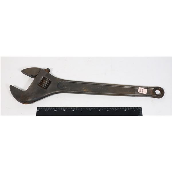 CLIK-STOP 18" CRESCENT WRENCH