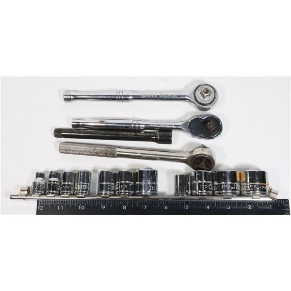 3/8  DRIVE SOCKETS AND RATCHETS