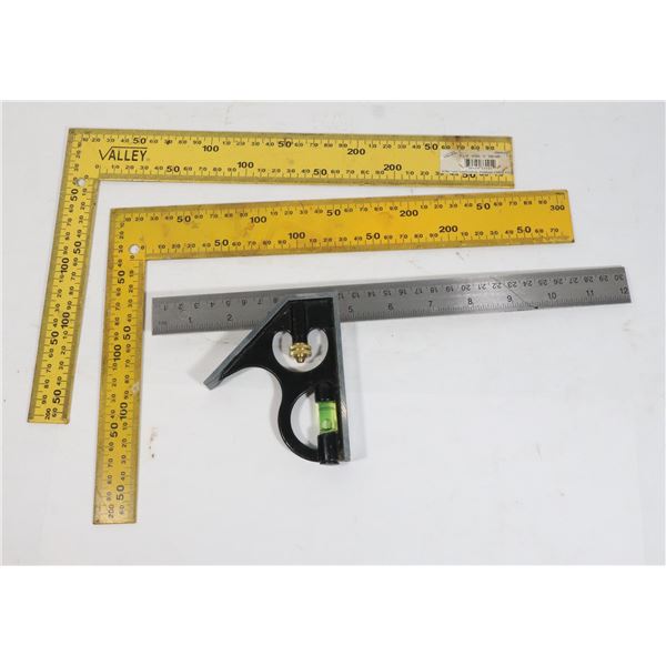 BUNDLE OF ASSORTED MEASURING TOOLS