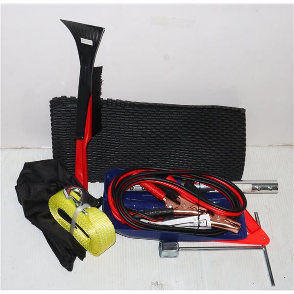 WINTER ROADSIDE EMERGENCY KIT, JUMPER CABLES
