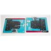 Image 1 : TWO NEW 3-1/2" T-HINGES, HEAVY DUTY. BLACK FINISH