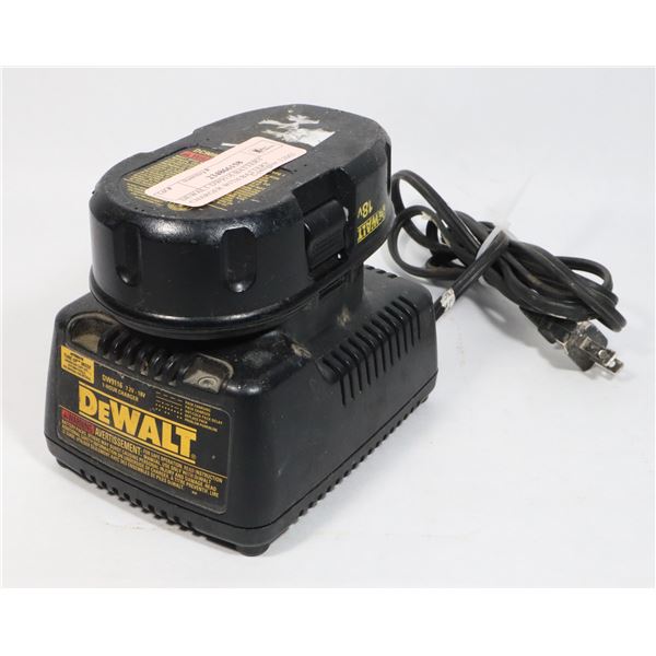 DEWALT DW9116 BATTERY CHARGER WITH BATTERY