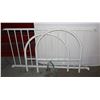 Image 1 : VINTAGE WHITE METAL BED FRAME, CRIB SIZE