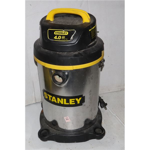 STANLEY 4HP WET/ DRY VAC, MISSING PIECES