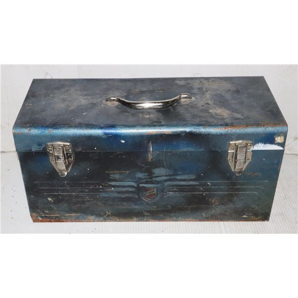 20" BLUE METAL TOOL BOX