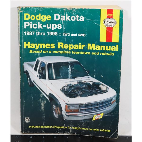 HAYNES AUTOMOTIVE REPAIR MANUAL