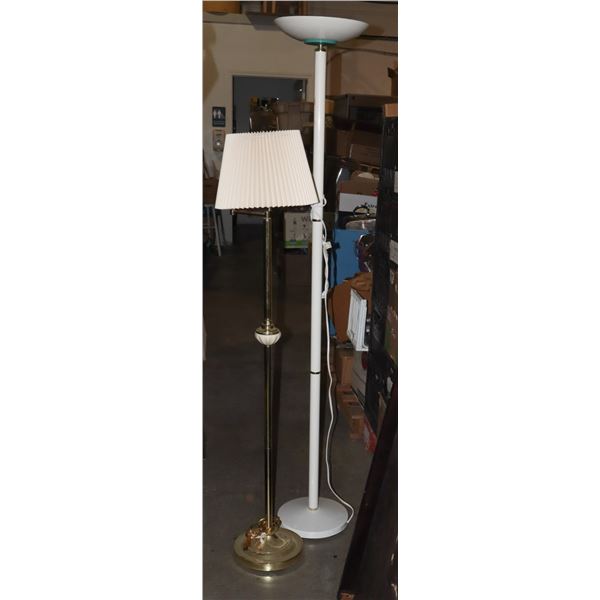 TWO FLOOR LAMPS